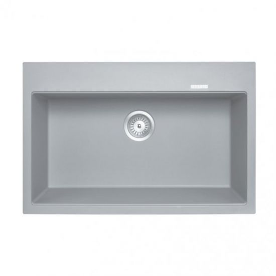 780x510x220mm Concrete Grey Granite Single Bowl Kitchen Sink