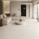 Travertine Vein Cut Beige Carving Matt 600x600