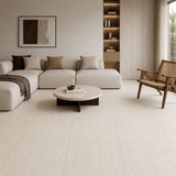 Travertine Vein Cut Beige Carving Matt 600x600