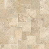 Travertino Lux Ivory Matt French Pattern