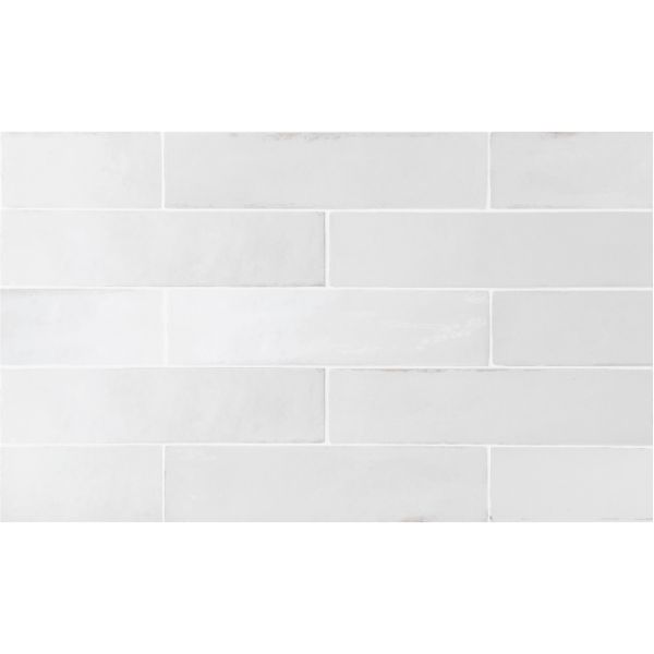 Tribeca Gypsum White Gloss Subway 60x246mm