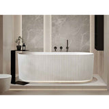 Trina Freestanding Bathtub Gloss White 1700x800x580mm