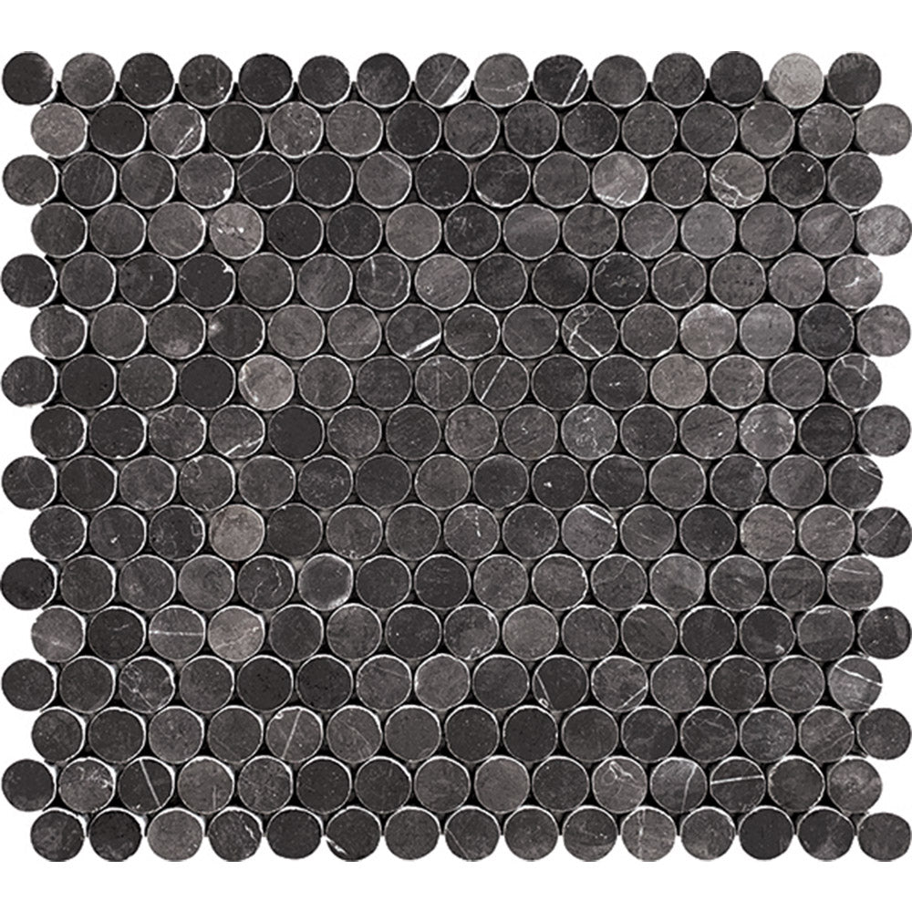 TUSCANY NERO MARQUINA PENNY ROUND