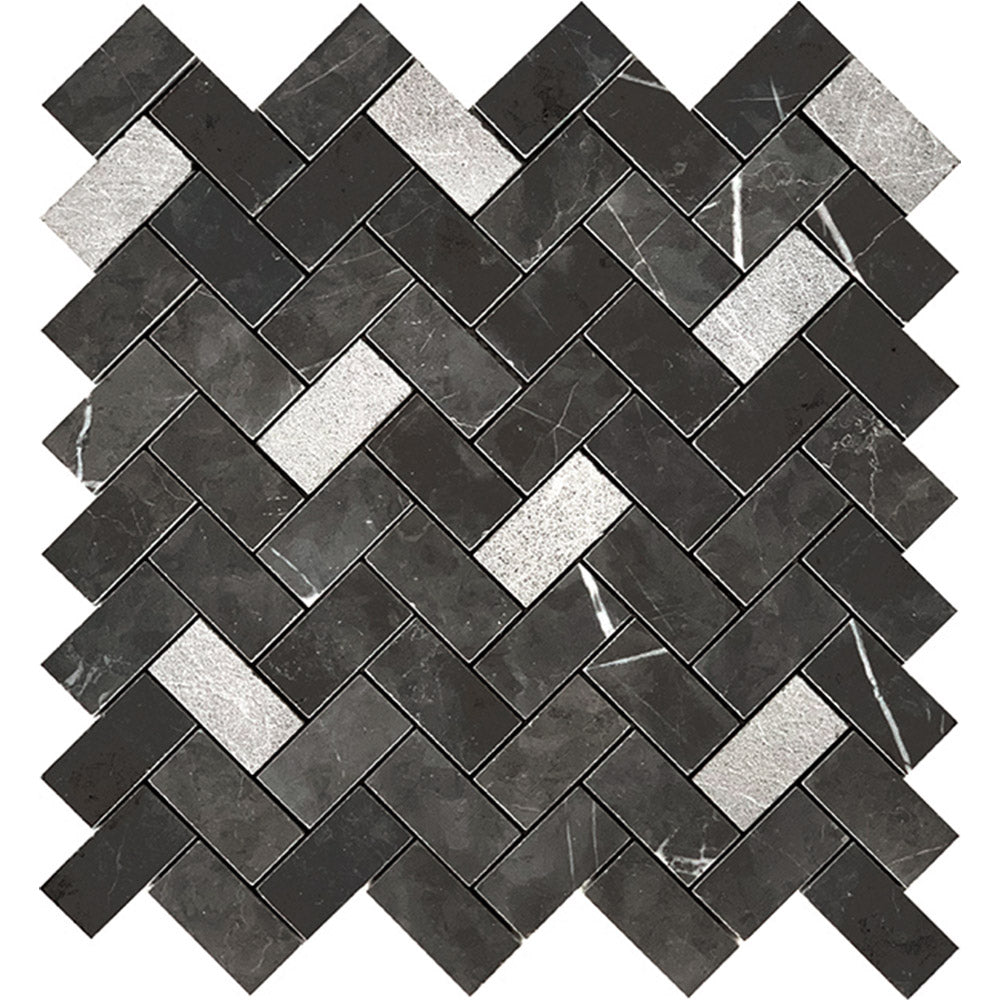 TUSCANY PETRA GREY S HERRINGBONE NEW