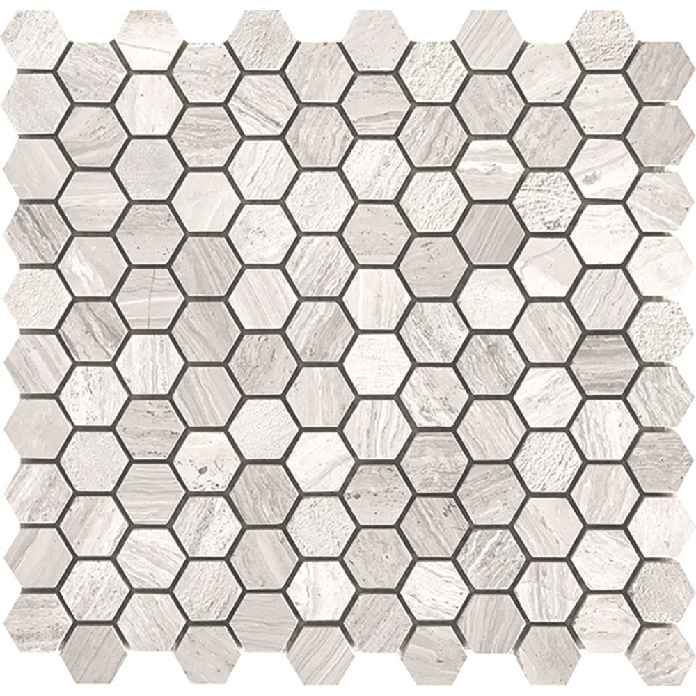 TUSCANY WOOD GREY LIGHT 30 HEXY NEW