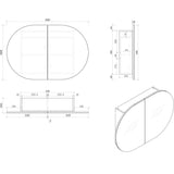 MILAN 900 Wall Hung Vanity with Stone Top 890x500x460mm