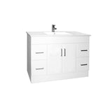 NOVO 1200 Solid Door Vanity with Ceramic Top 1180x860x450mm