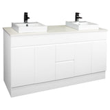 ROXIO 1500 Vanity with Double Bowl Ceramic Top 1480x800x450mm