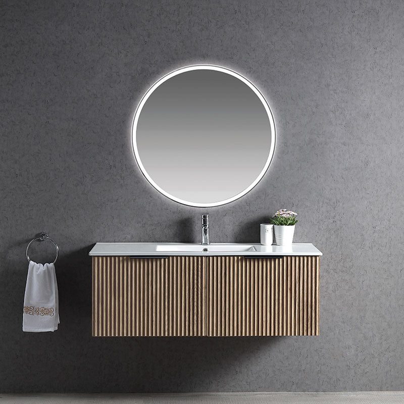 VIVO 1200 Wall Hung Vanity with Ceramic Top 1190x420x455mm