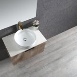 VIVO 900 Wall Hung Vanity with Ceramic Top 890x420x455mm