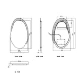 Vanta Touchless LED Mirror 800x524mm