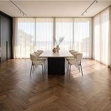Prism Hybrid Herringbone Vesper Spotted Gum 750x150x8mm