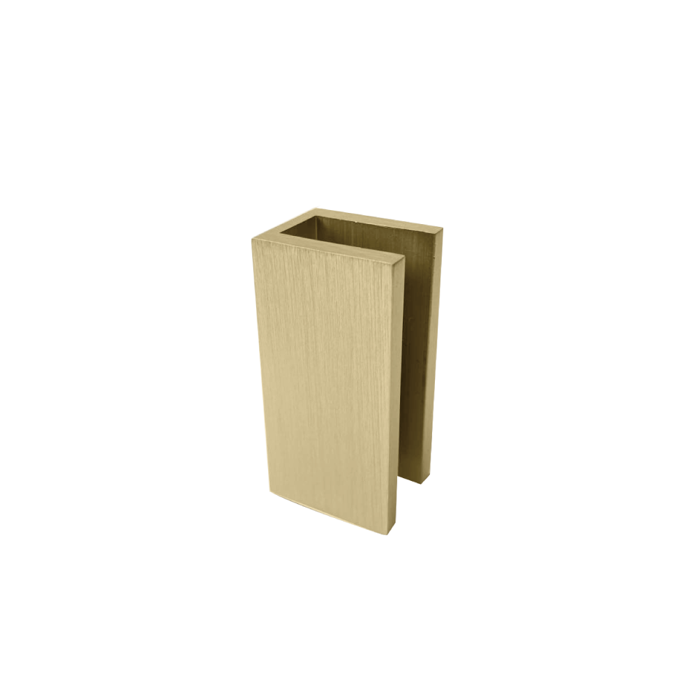 SQUARE WALL BRACKET Brush Gold