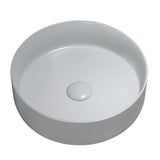 JAMIE Above Counter Basin in Matte Mist Grey Finish 355x355x120mm