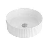 MONICA Above Counter Basin in Matte White Finish 360x360x120mm
