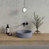 PIAZA Above Counter Basin in Matte Grey 400x400x110mm