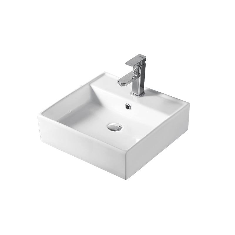 MAYFAIR Above Counter Basin Gloss White 460x460x150mm