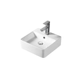 NIKO Above Counter Basin Gloss White 380x380x120mm