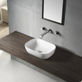LUCERNE Above Counter Basin in Gloss White Finish 460x320x135mm