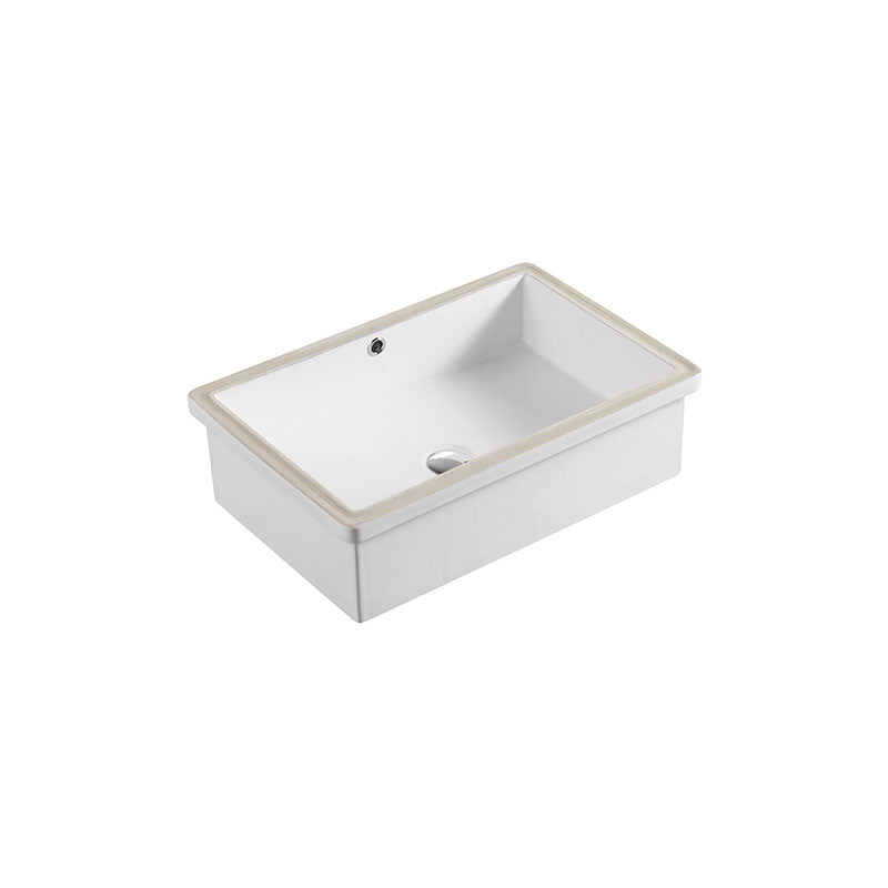 QUBI-II 500 Under Counter Basin Gloss White 500x350x180mm
