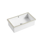 QUBI II Under Counter Basin Gloss White 600x350x180mm