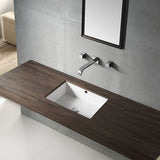 QUBI II Under Counter Basin Gloss White 600x350x180mm