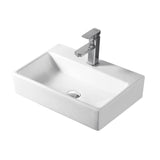 ACQUA Above Counter Basin Gloss White 510x360x120mm