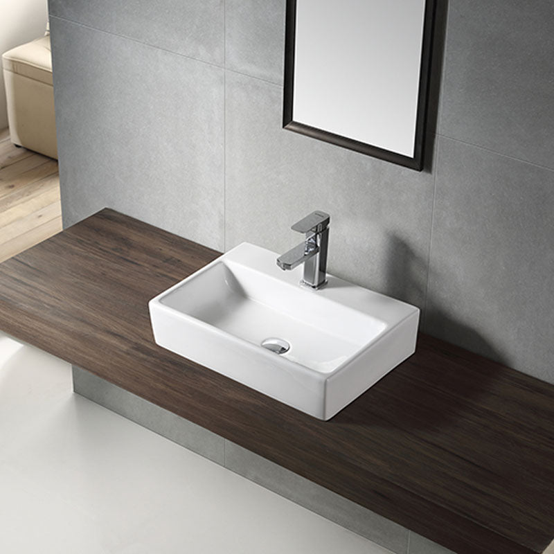 ACQUA Above Counter Basin Gloss White 510x360x120mm
