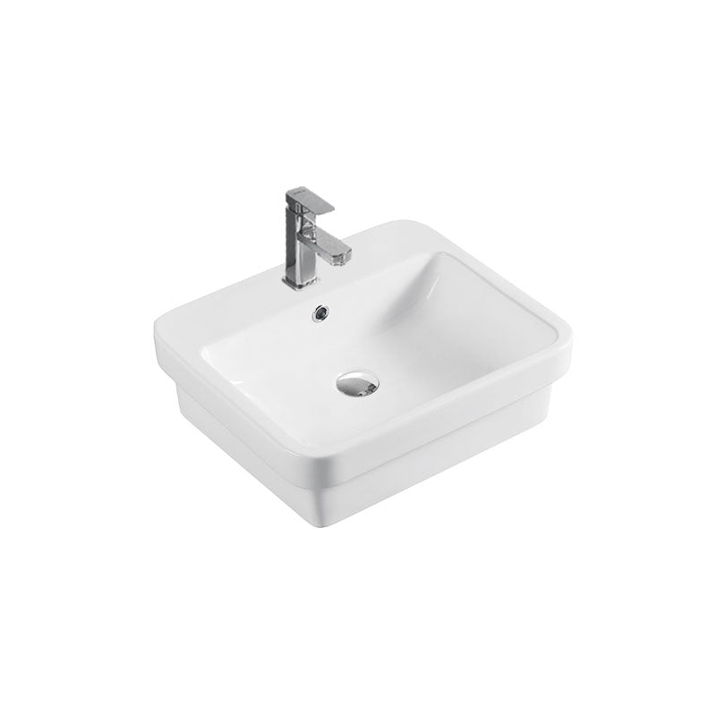 COCO Half Insert Basin Gloss White 510x440x160mm – Joshua Tiles & Bathrooms