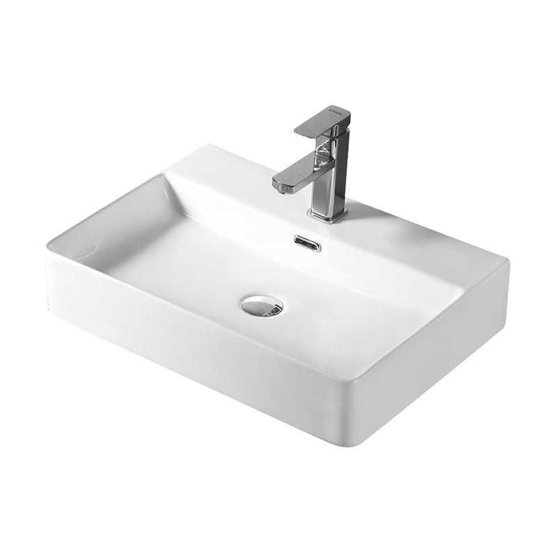 BRAVO Above Counter Basin Gloss White 600x420x130mm