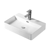 BRAVO Above Counter Basin Gloss White 600x420x130mm