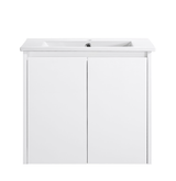 Sierra Series Wall Hung Matt White 580x355x520mm CABINET ONLY