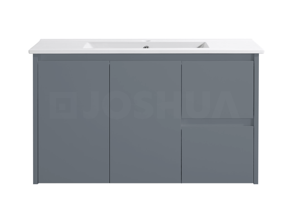 Sierra(Hung) Series Matt Grey Overall 880X355X520mm CABINET ONLY