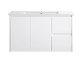 Sierra Series Wall Hung Right Hand Drawer Matt White 880x355x520mm CABINET ONLY