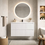 Elena Series Wall Hung Matt White 880x455x540mm CABINET ONLY