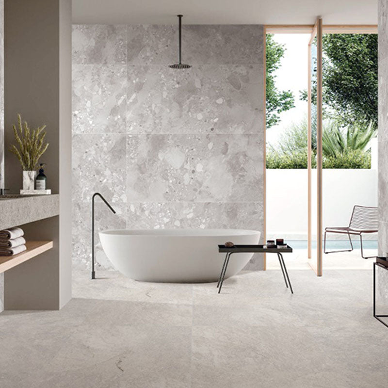 Sassi Stone Ash Terrazzo Matt 600x600mm