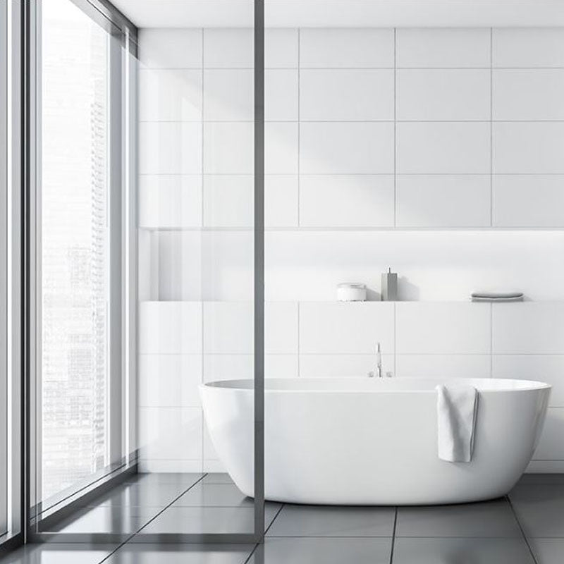 White Rectified 300x600 Matt