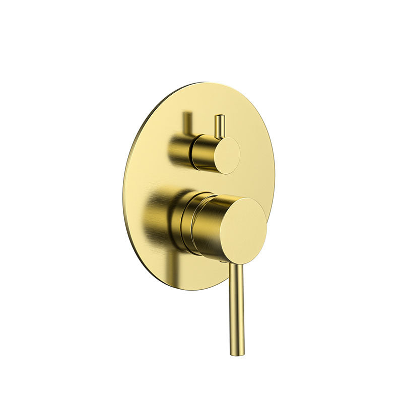 JESS Shower Mixer with Diverter in Brushed Brass
