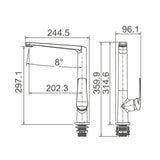 EXON Sink Mixer in Chrome