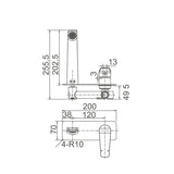 EXON Basin/Bath Set in Matte Black