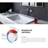 VIVO Basin/Bath Set with Progressive Cartridge in Brushed Brass