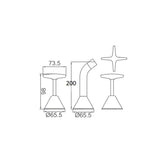 SEASTAR Fixed Bath Set Chrome Finish