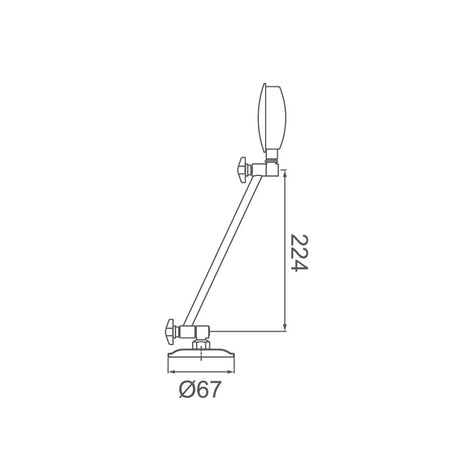 SEASTAR Shower Head Only in Chrome