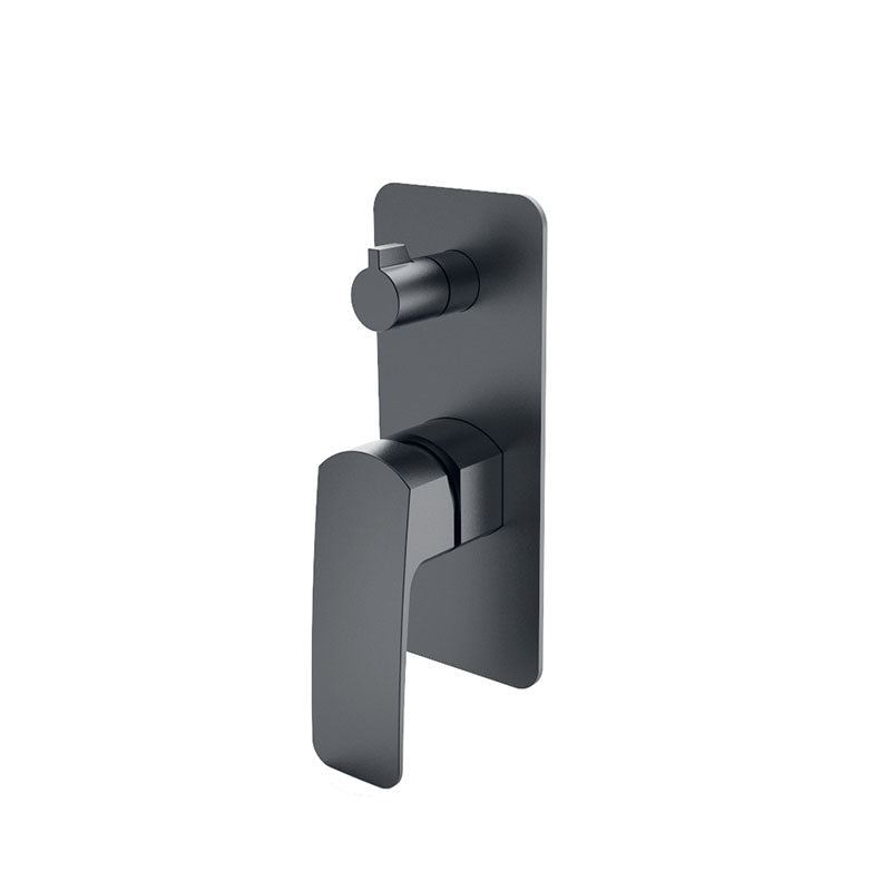 BRAVO-II Shower Mixer with Diverter in Gun Metal