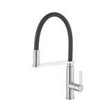 KENZO Chrome Sink Mixer with Black Hose