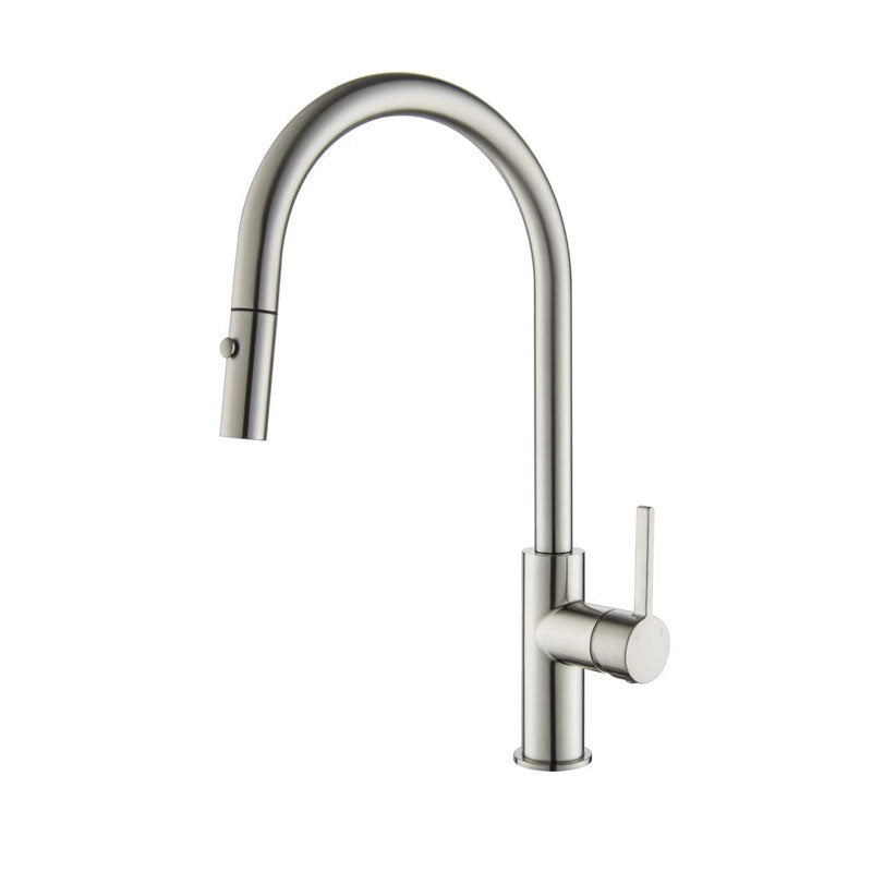 KENZO Pull Out Sink Mixer in Brushed Nickel