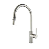 KENZO Pull Out Sink Mixer in Brushed Nickel