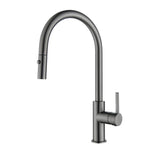 KENZO Pull Out Sink Mixer in Gun Metal