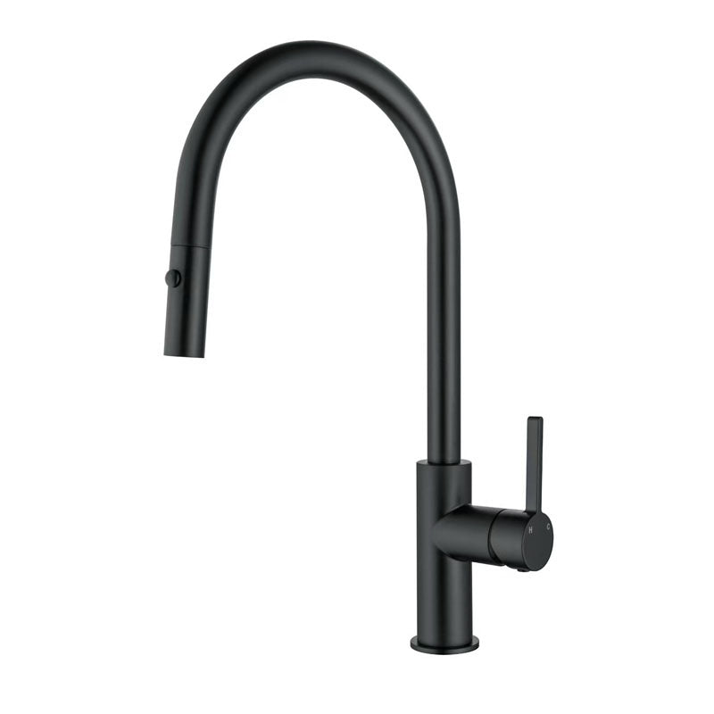 KENZO Pull Out Sink Mixer in Matte Black