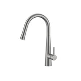 JESS Goose Neck Sink Mixer with Pull Out Magnet Head in Brushed Nickel